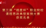 网投官网教师在“超星杯”全国职业院校课程思政典型案例大赛中荣获佳绩